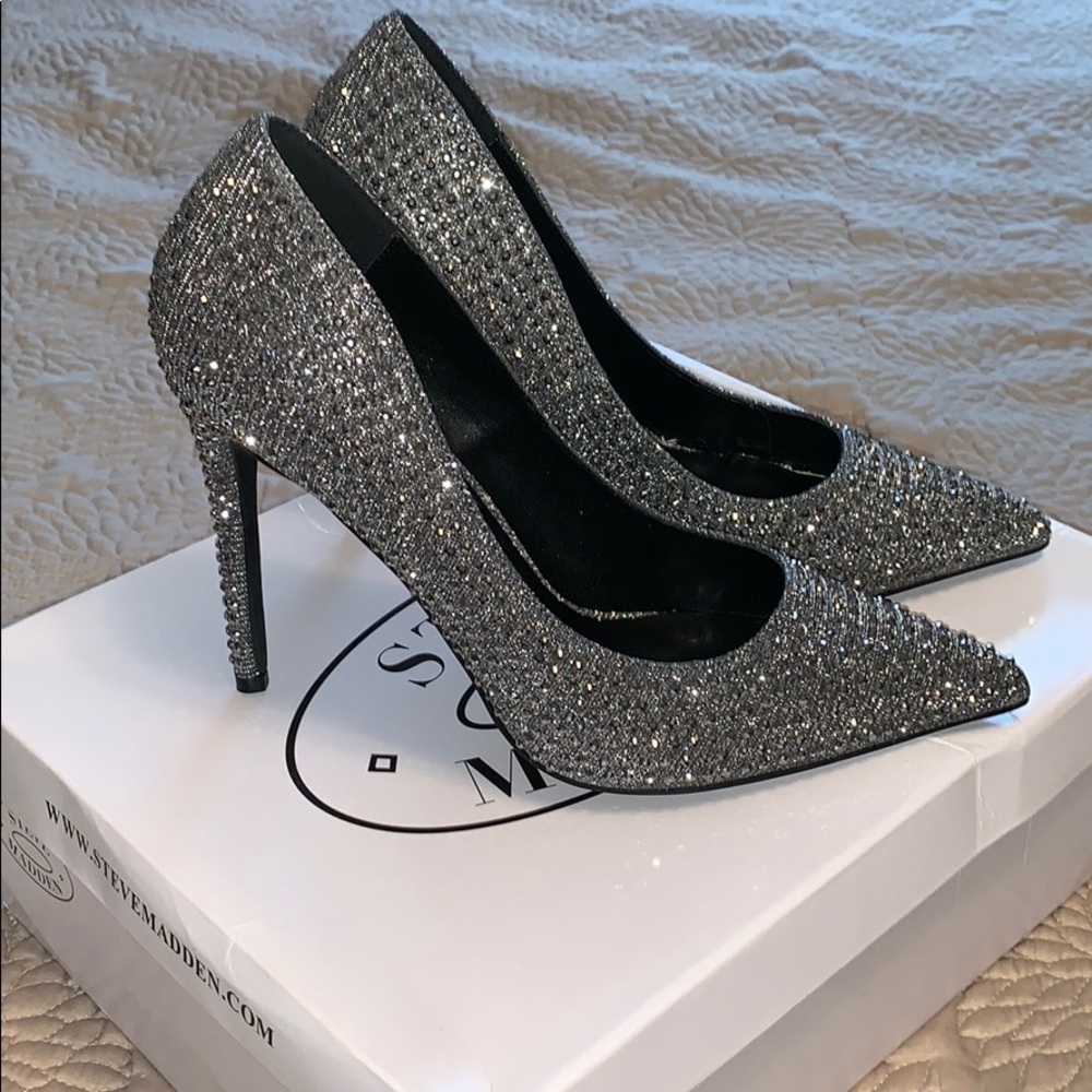 Sparkly high heels